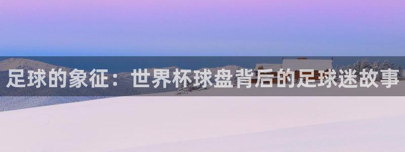 世界杯赛程表：足球的象征：世界杯球盘背后的足球迷故事